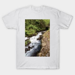 Wahkeena Falls - 3 © T-Shirt